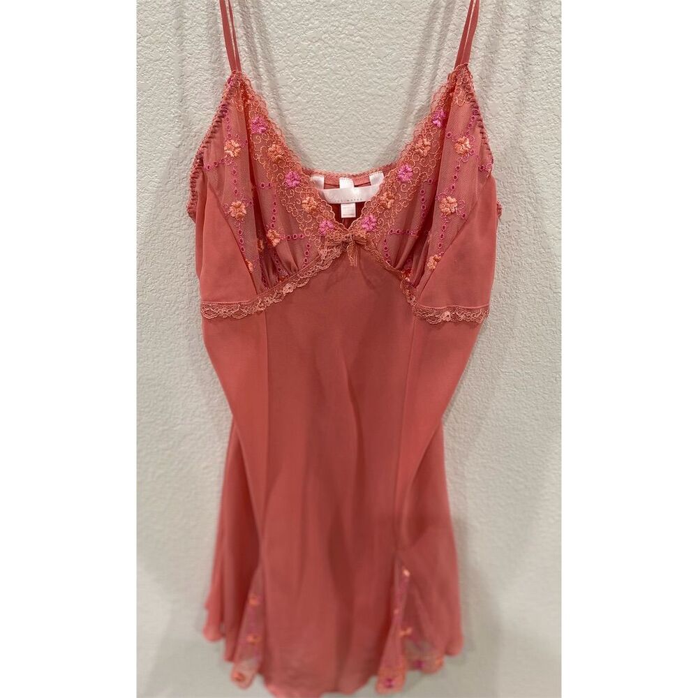 Blossom intimates Pink Lace Slip Dress Women's M
